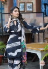 Tew Rayon Cotton Fabric With Digital Printed Top With Bottom Dupatta Wholesale Online